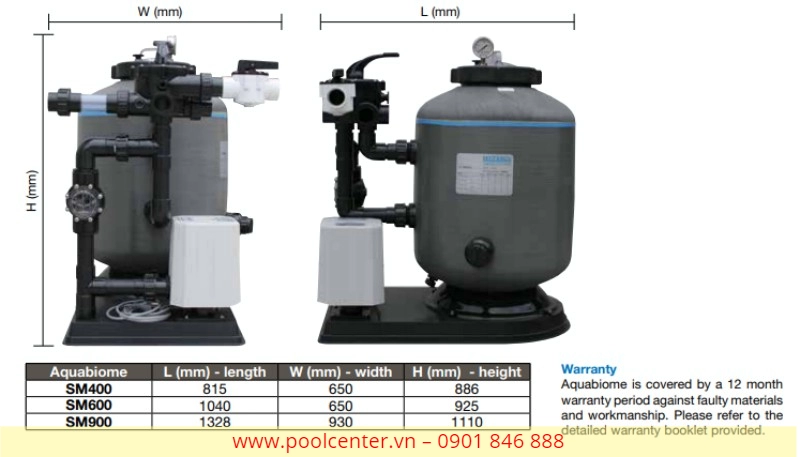 Combo bộ lọc cát kết hợp máy thổi khí làm sạch nước hồ bơi chính hãng AQUABIOME Combo bộ lọc cát kết hợp máy thổi khí làm sạch nước hồ bơi chính hãng AQUABIOME - Ảnh 3