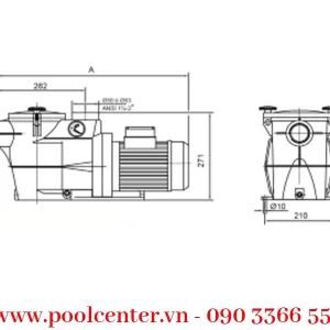 Alternative view of MÁY BƠM KRÍOL  0,50HP MỘT PHA