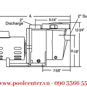 Alternative view of MÁY BƠM NƯỚC HỒ BƠI WHISPERFLO1.5 HP