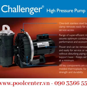 Alternative view of MÁY BƠM HỒ BƠI PENTAIR CHALLENGER CH 3/4 HP