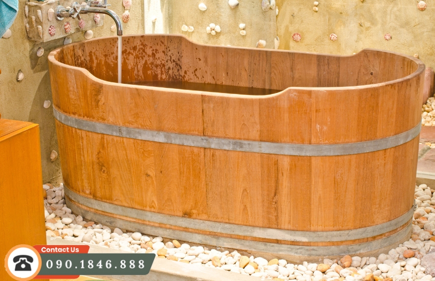 BỒN TẮM GỖ BỒN TẮM GỖ - Ảnh 2