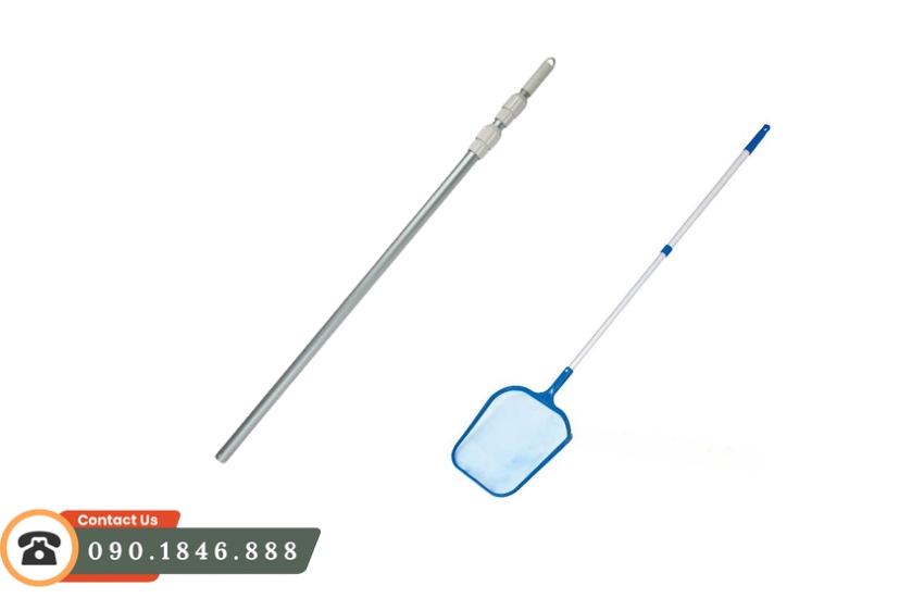 Sào nhôm vệ sinh hồ bơi emaux 4,8m Sào nhôm vệ sinh hồ bơi emaux 4,8m