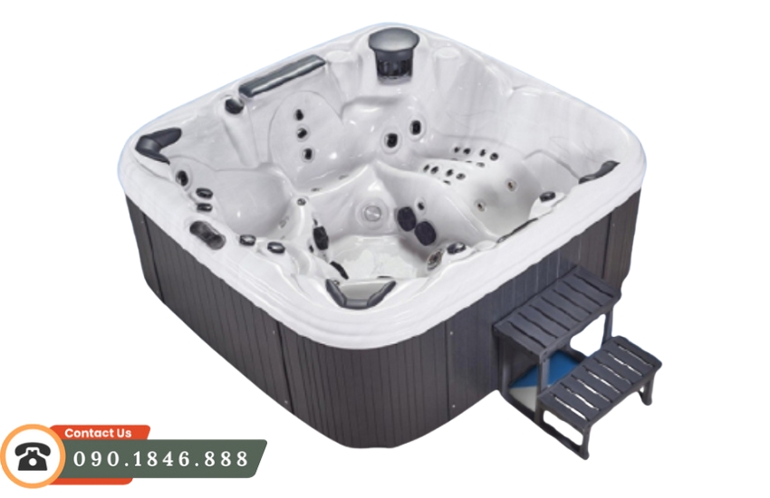 BỒN TẮM TẠO SÓNG SPA NGOÀI TRỜI BỒN TẮM TẠO SÓNG SPA NGOÀI TRỜI - Ảnh 2