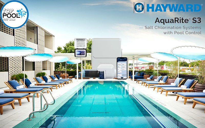 Máy điện phân muối Hayward AquaRite S3 Omni AQRS325OMNI Máy điện phân muối Hayward AquaRite S3 Omni AQRS325OMNI - Ảnh 3