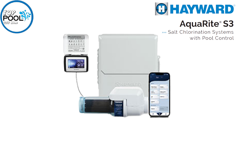 Máy điện phân muối Hayward AquaRite S3 Omni AQRS325OMNI Máy điện phân muối Hayward AquaRite S3 Omni AQRS325OMNI - Ảnh 2