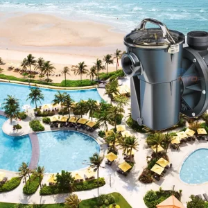 Alternative view of MÁY BƠM NƯỚC BỂ BƠI CAO CẤP ĐƠN TỐC POWERFLO II 1/2 HP