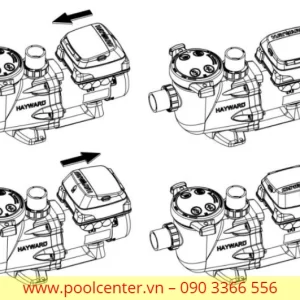 Alternative view of MÁY BƠM HỒ BƠI TÙY CHỈNH CÔNG SUẤT HAYWARD TRISTAR VS