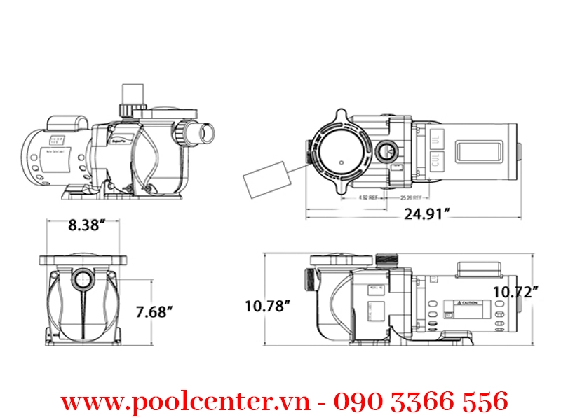 MÁY BƠM NƯỚC BỂ BƠI SUPERFLO 1.5 HP CHÍNH HÃNG MÁY BƠM NƯỚC BỂ BƠI SUPERFLO 1.5 HP CHÍNH HÃNG - Ảnh 3