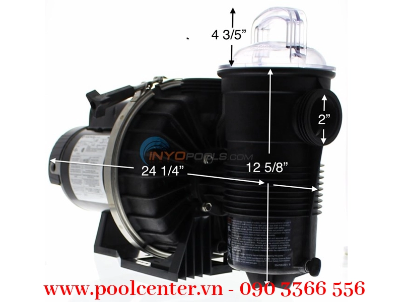 MÁY BƠM NƯỚC HỒ BƠI PENTAIR CHALLENGER CH 1-1/2 HP MÁY BƠM NƯỚC HỒ BƠI PENTAIR CHALLENGER CH 1-1/2 HP - Ảnh 4