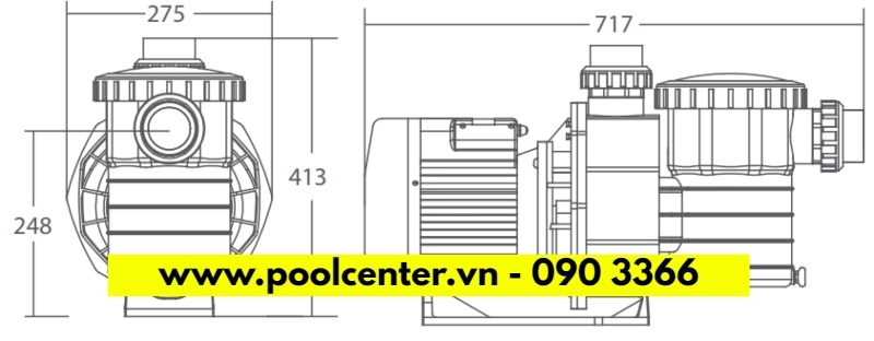 Máy bơm hồ bơi EMAUX SB20 2 HP chất lượng giá tốt số #1 Máy bơm hồ bơi EMAUX SB20 2 HP chất lượng giá tốt số #1 - Ảnh 4