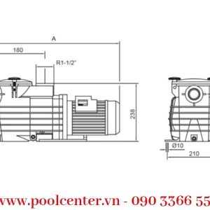 Alternative view of MÁY BƠM  KRIPSOL OK71 0,75 HP
