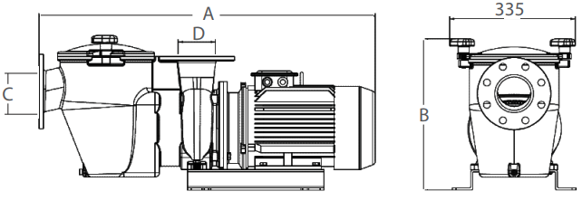 Máy bơm hồ bơi Emaux 88026812 SE 10HP Máy bơm hồ bơi Emaux 88026812 SE 10HP - Ảnh 6
