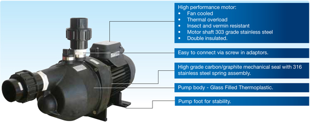 MÁY BƠM LÀM SẠCH HỒ BƠI SWEEPMASTER Máy bơm làm sạch hồ bơi