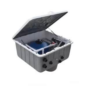 Máy lọc âm đất ráp sẵn lọc cát và máy điện phân muối công suất 19m3/h