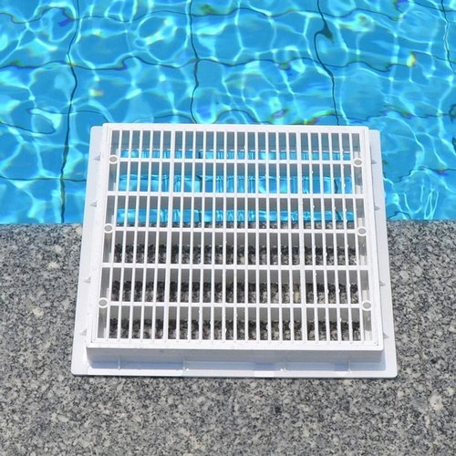 Nắp thu nước đáy hồ bơi vuông 23 x 23 cm Nắp thu nước đáy hồ bơi vuông 23 x 23 cm - Ảnh 3