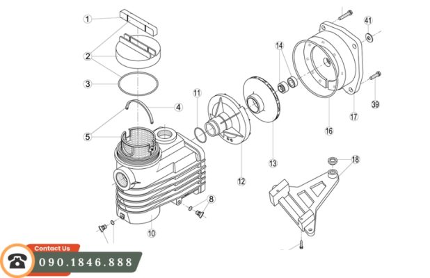 Máy bơm hồ bơi Kripsol OK 51M thong so ky thuat