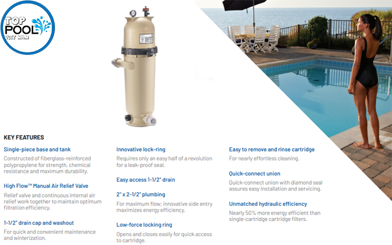 Bộ lọc vải Pentair CC75 Bộ lọc vải Pentair CC75 - Ảnh 5