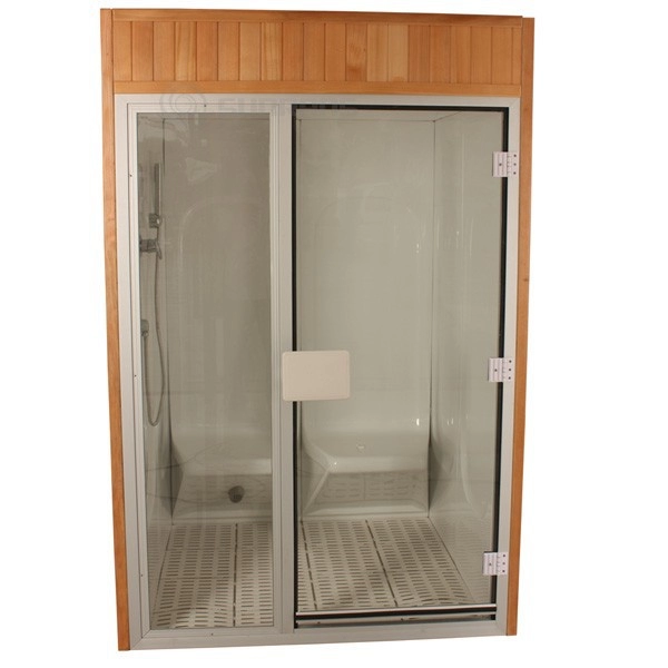 Phòng xông hơi ướt steam 1.3x1.2x2.15 mét ốp gỗ mặt ngoài Phòng xông hơi ướt steam 1.3x1.2x2.15 mét ốp gỗ mặt ngoài - Ảnh 5