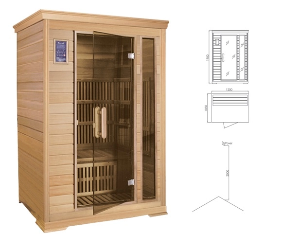 Phòng xông hơi khô sauna mẫu mới 1.2x105 mét Phòng xông hơi khô sauna mẫu mới 1.2x105 mét - Ảnh 2
