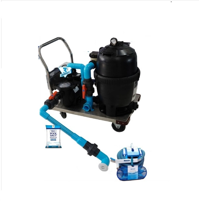 Bộ thiết bị lọc làm sạch hồ bơi xe di động hãng Emaux Bộ thiết bị lọc làm sạch hồ bơi xe di động hãng Emaux