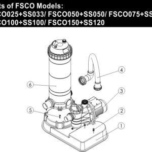 Bộ lọc hồ bơi Emaux Fsco