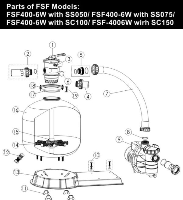 Bộ Lọc Hồ Bơi Emaux FSF650 Hiệu Suất Cao
