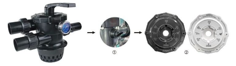 Van đa cổng bộ lọc hồ bơi Minderwater chính hãng