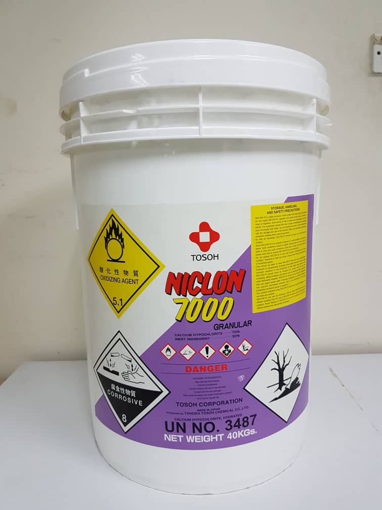 Chlorine Nhật Niclon 7000 – Hóa chất hồ bơi hiệu quả từ Biotech Pool