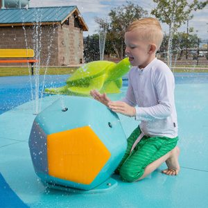 Cột Phun Sương Hình Học Cỡ Lớn – Biotechpool – thiết bị vui chơi nước ngoài trời – Biotechpool