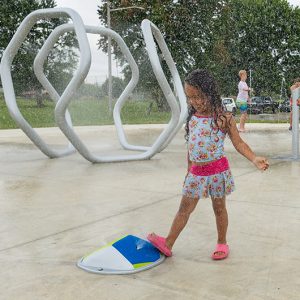 Cột Phun Sương Hình Học Cỡ Nhỏ – Biotechpool – thiết bị vui chơi nước ngoài trời – Biotechpool