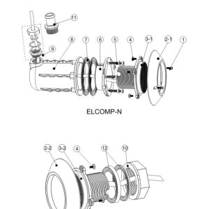 Đèn LED Hồ Bơi Emaux e Lumen Compact RGB - Bền Bỉ, Tiết Kiệm Điện