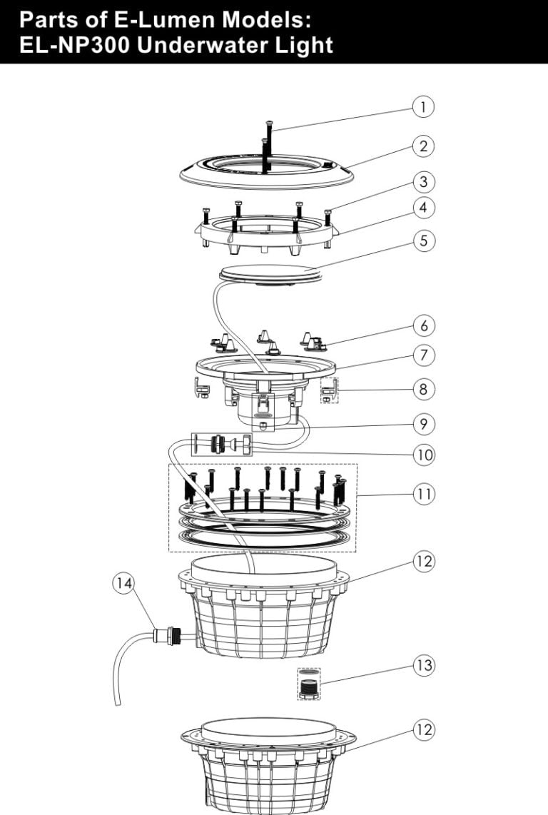Đèn LED Hồ Bơi Emaux NP300 - Ánh Sáng Mạnh Mẽ Tiết Kiệm Điện - Ảnh 3
