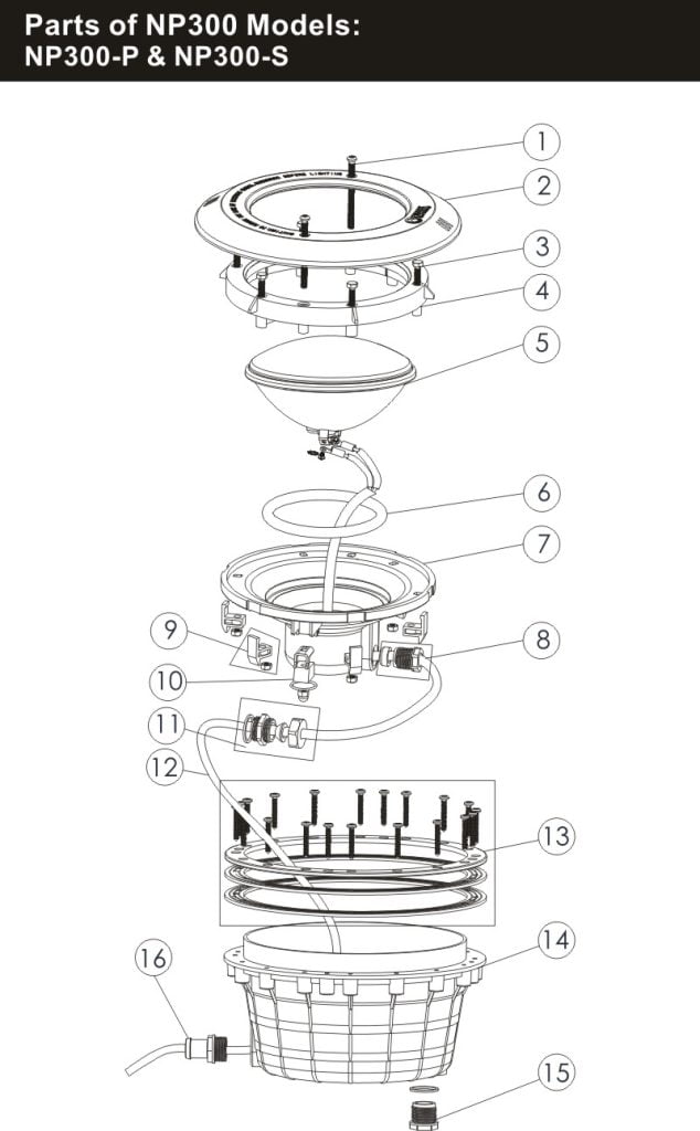 Đèn LED Hồ Bơi Emaux NP300 - Ánh Sáng Mạnh Mẽ Tiết Kiệm Điện - Ảnh 4