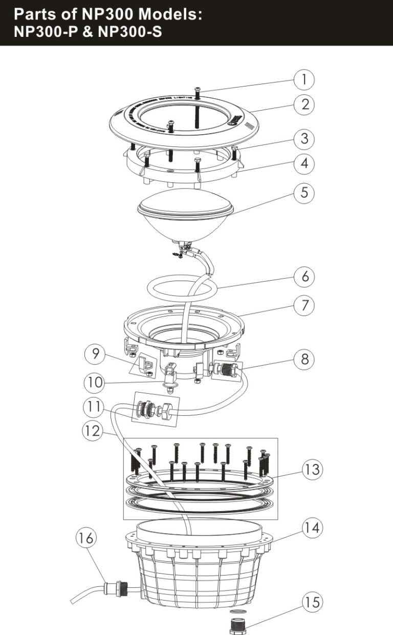 Đèn LED Hồ Bơi Emaux NP300 - Ánh Sáng Dưới Nước Bền Bỉ - Ảnh 5