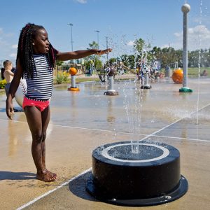Đĩa Hockey Phun Nước – Biotechpool – thiết bị vui chơi nước ngoài trời – Biotechpool