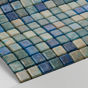 Gạch Mosaic Thủy Tinh Xanh Bali Hồ Bơi Reviglass Paradise Stones