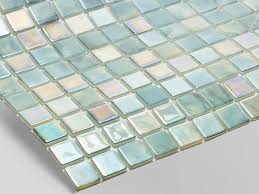 Gạch Mosaic Thủy Tinh Xanh Lá Kiwi Hồ Bơi Reviglass Lumak