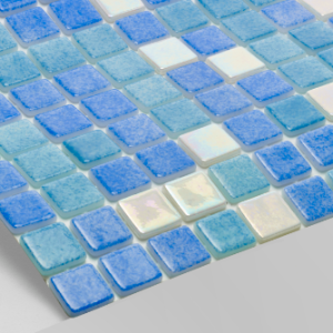 Gạch Mosaic Thủy Tinh Mix Bidasoa Hồ Bơi Reviglass Iris