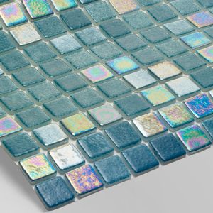 Gạch Mosaic Thủy Tinh Mix Nilo Hồ Bơi Reviglass Iris