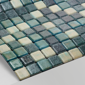 Gạch Mosaic Thủy Tinh Xanh Lá Bali Hồ Bơi Reviglass Paradise Stones