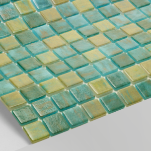 Gạch Mosaic Thủy Tinh Cát Vàng Bali Hồ Bơi Reviglass Paradise Stones