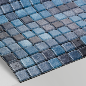Gạch Mosaic Thủy Tinh Xanh Đầm Phá Hồ Bơi Reviglass Paradise Stones