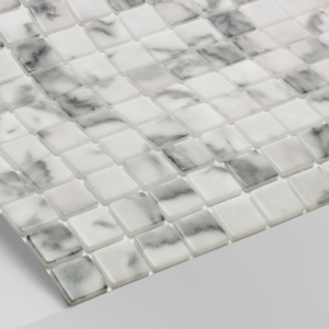 Gạch Mosaic Thủy Tinh Xám Khói Hồ Bơi Reviglass Karma Smokey