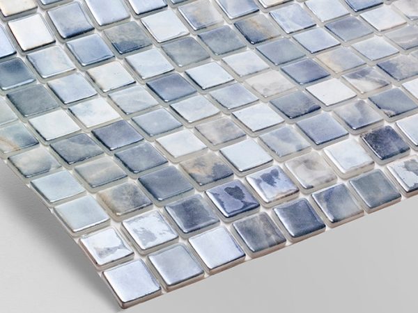 Gạch Mosaic Thủy Tinh Xanh Falcon Hồ Bơi Reviglass Lumak