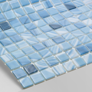 Gạch Mosaic Thủy Tinh Nâu Đồng Hồ Bơi Reviglass Karma Ura