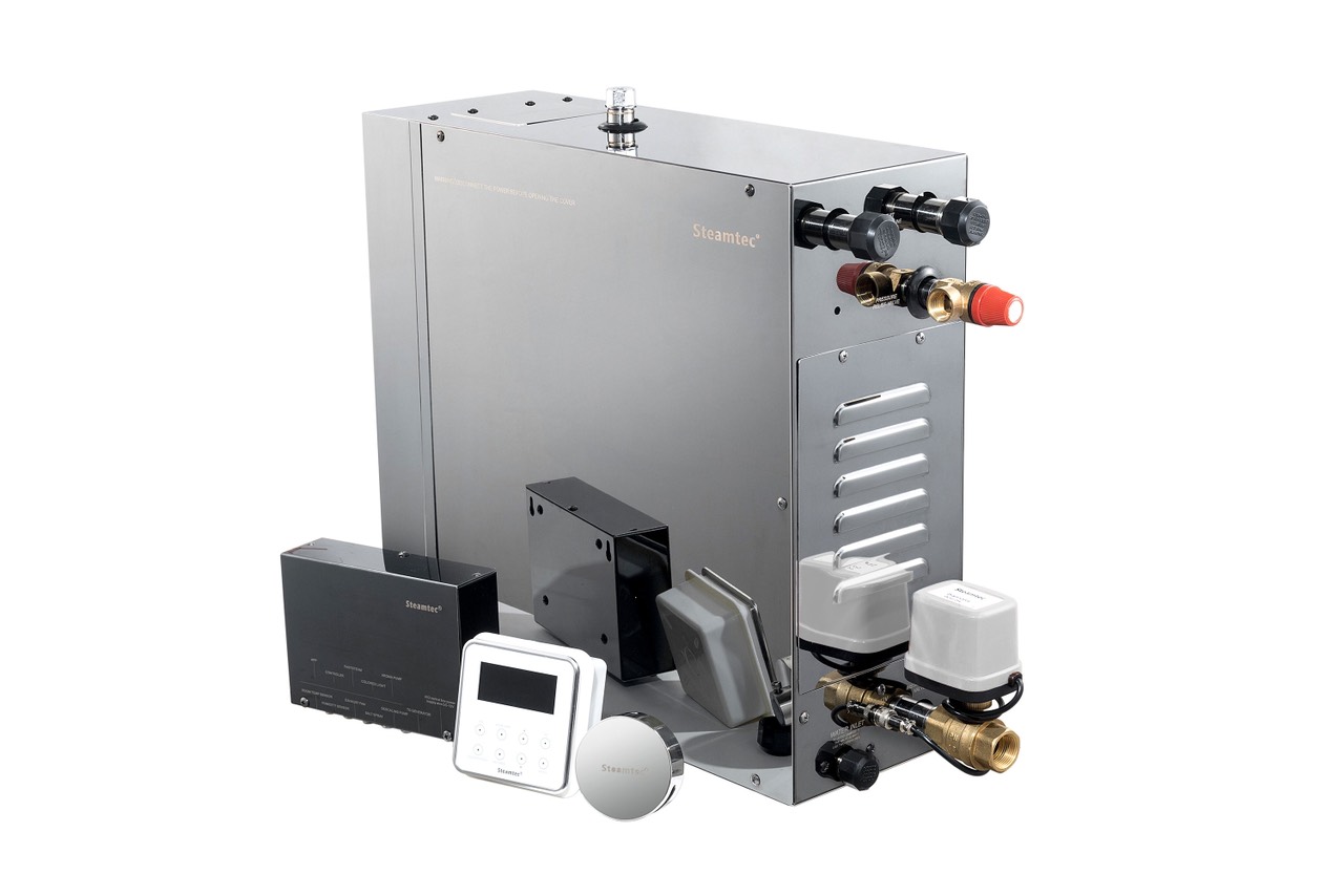 Máy xông hơi ướt Steamtec TOLO-60K 6kW kính sang trọng cao cấp