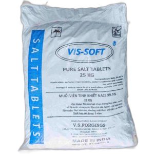 Muối Viên Vissoft 25kg – Muối Viên Hoàn Nguyên Hồ Bơi