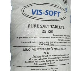 Muối Viên Vissoft NaCl 99,9% Dạng Hạt – Muối Hồ Bơi Cao Cấp