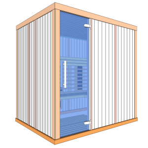 Phòng xông hơi hồng ngoại 4 người Oceanic IR2530L ghế chữ L