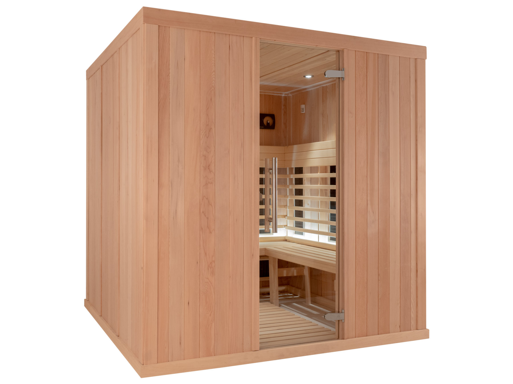 Phòng xông hơi hồng ngoại Oceanic IR3030L gỗ Hemlock
